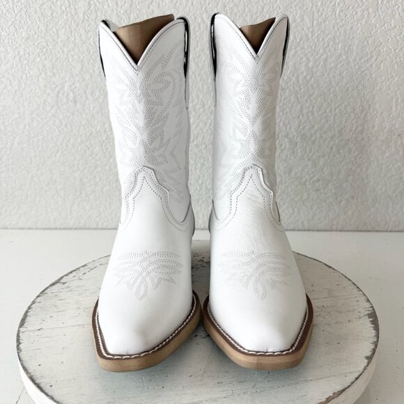 Lane Smokeshow Girls White Cowboy Boots Size 3 Western Cowgirl Kids Childrens - Picture 6 of 12